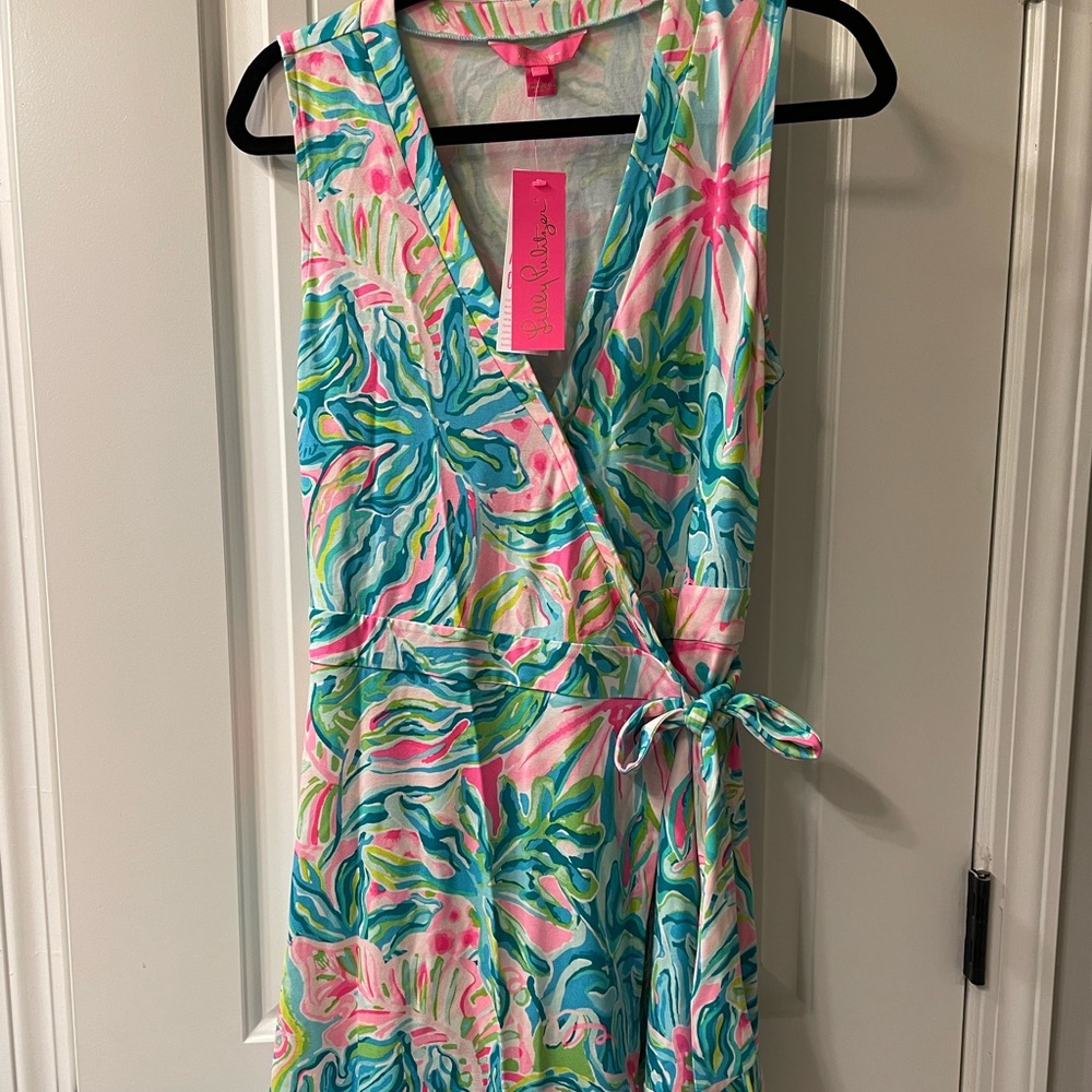 Lily Pulitzer Rilla romper “one in a melon “ print.
